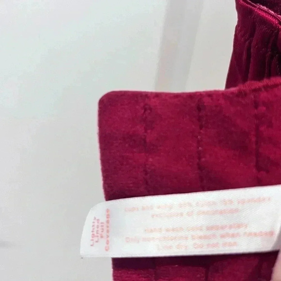 Cacique cranberry red underwire satin lined full coverage bra size 42DDD - Picture 6 of 6